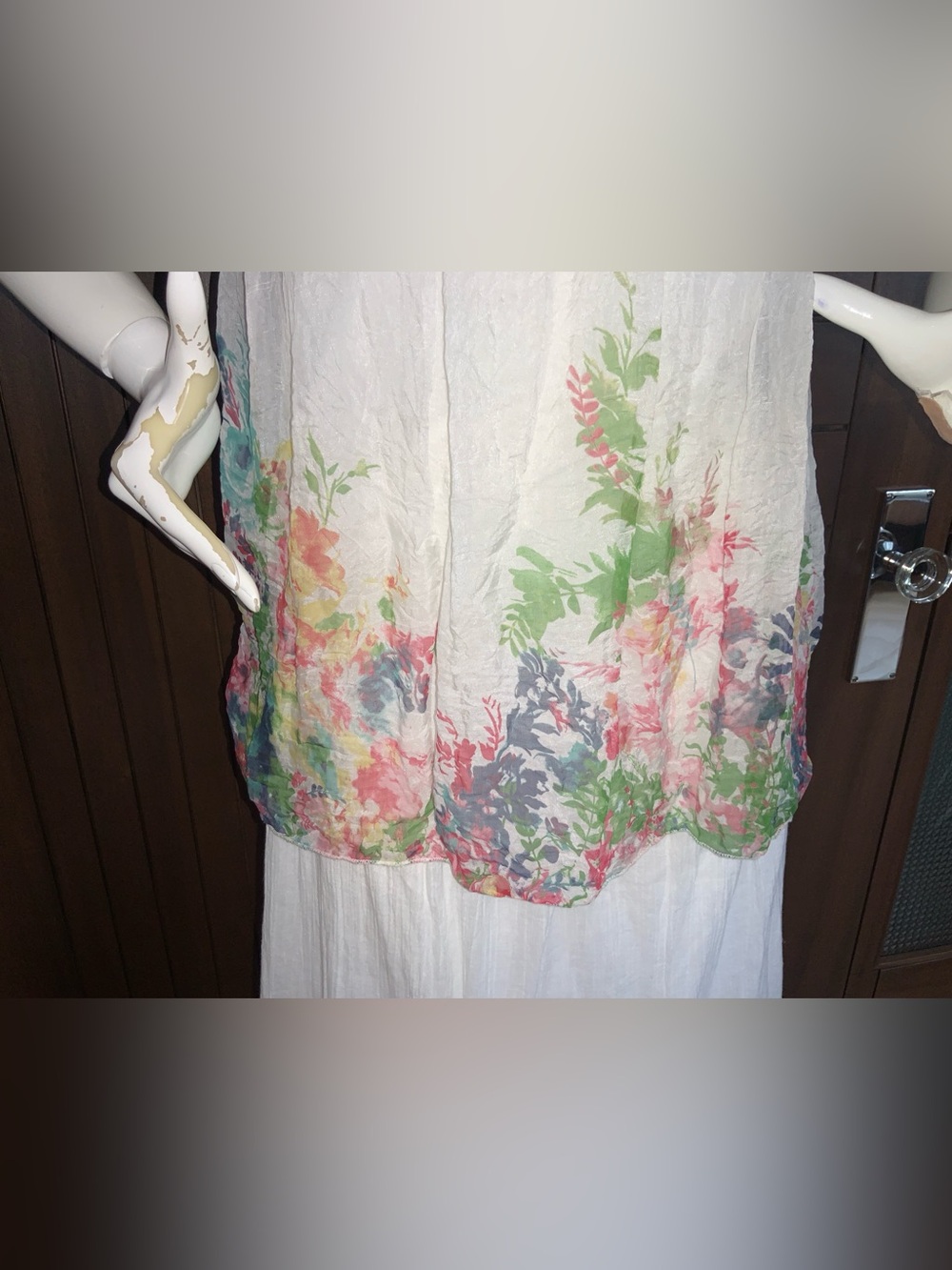 ELENA BALDI Top, 100% Silk, Sz L - Picture 4 of 9
